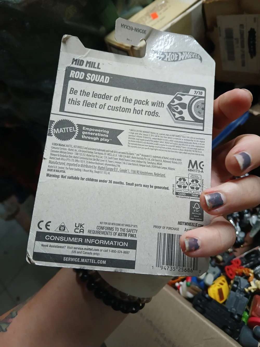 Hot Wheels Mid Mill from the 2025 HW Rod Squad series (97/250),